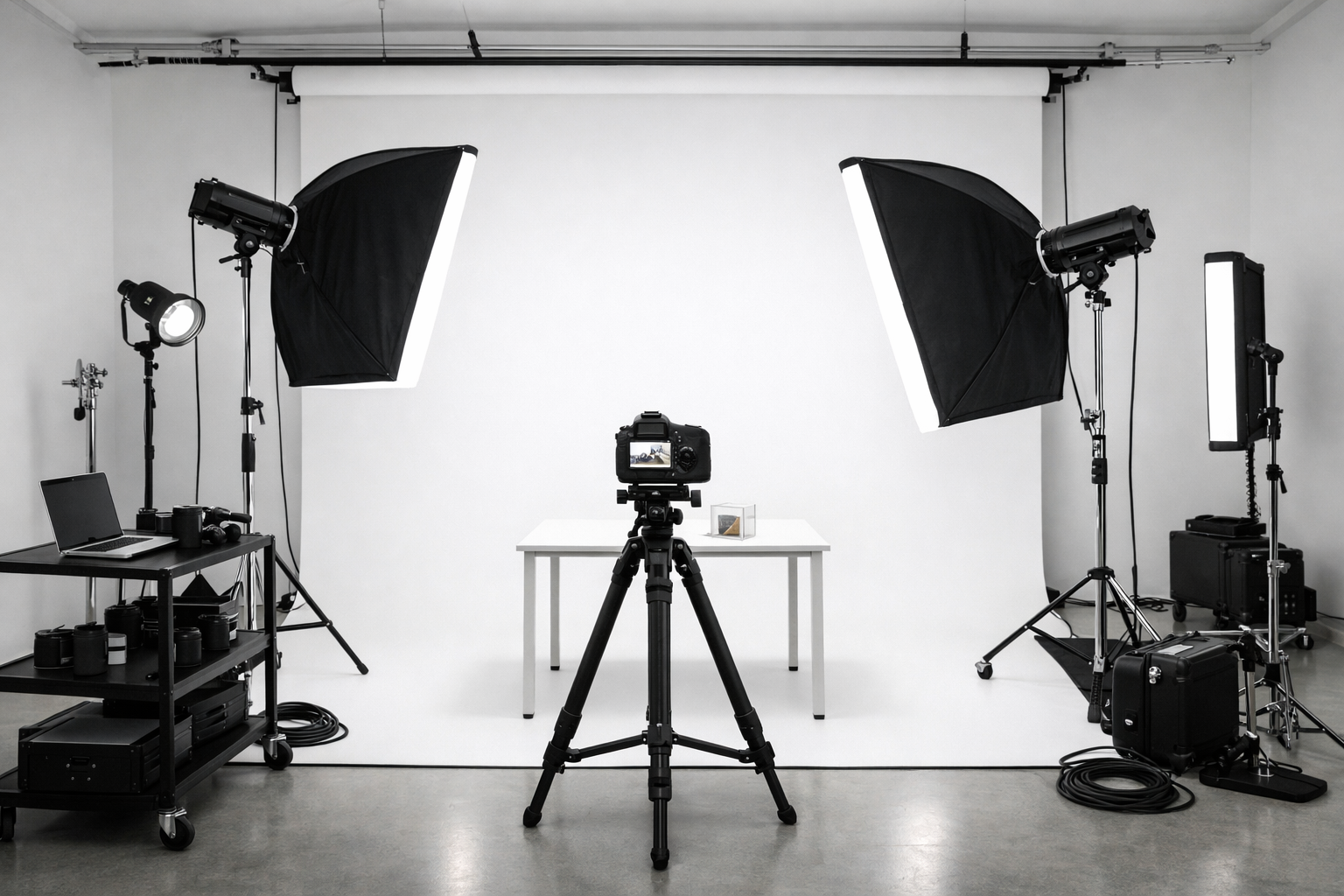 Urun fotografi studyo ortami ve ekipmanlar